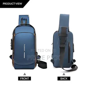 Photo - Usb Shoulder Bag Antitheft Travel Messenger Chest Sling Pack