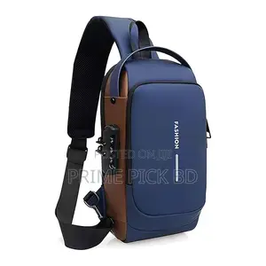 Usb Shoulder Bag Antitheft Travel Messenger Chest Sling Pack