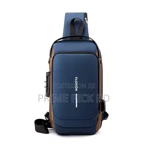 Usb Shoulder Bag Antitheft Travel Messenger Chest Sling Pack