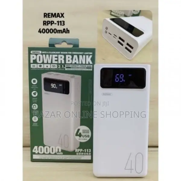 Remax 40,000mah Power Bank With 4usb