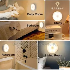 Usb Led Light Sensor Control Night Light Rechargeable