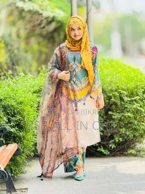 Digital Print Readymade Three-Piece Set of Cherry Silk Fabric