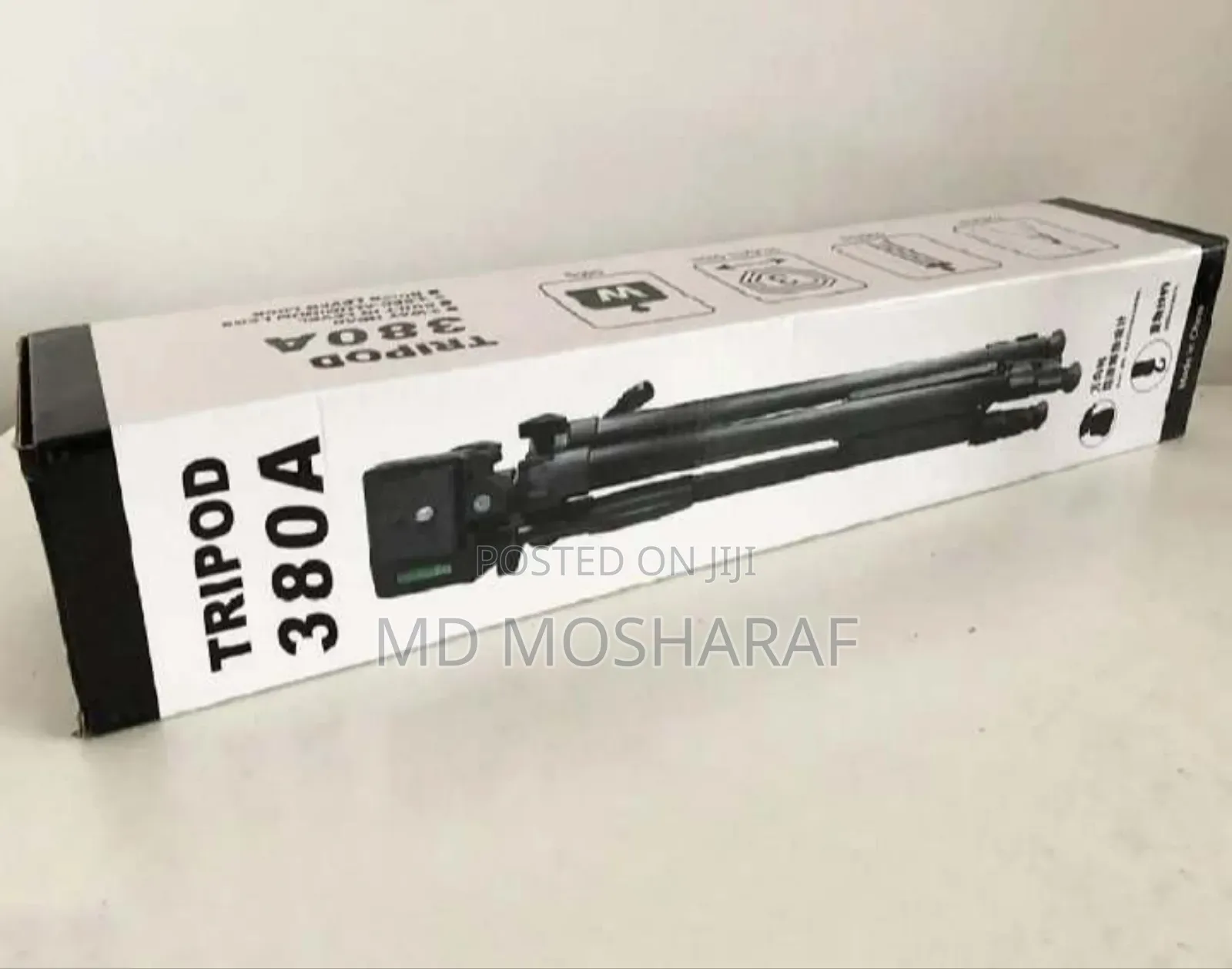 Prolon Camera Stand 380a" Tripod Inside Its Packaging