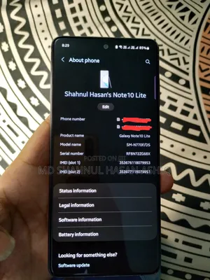 Samsung Galaxy Note 10 Lite 128 GB Black