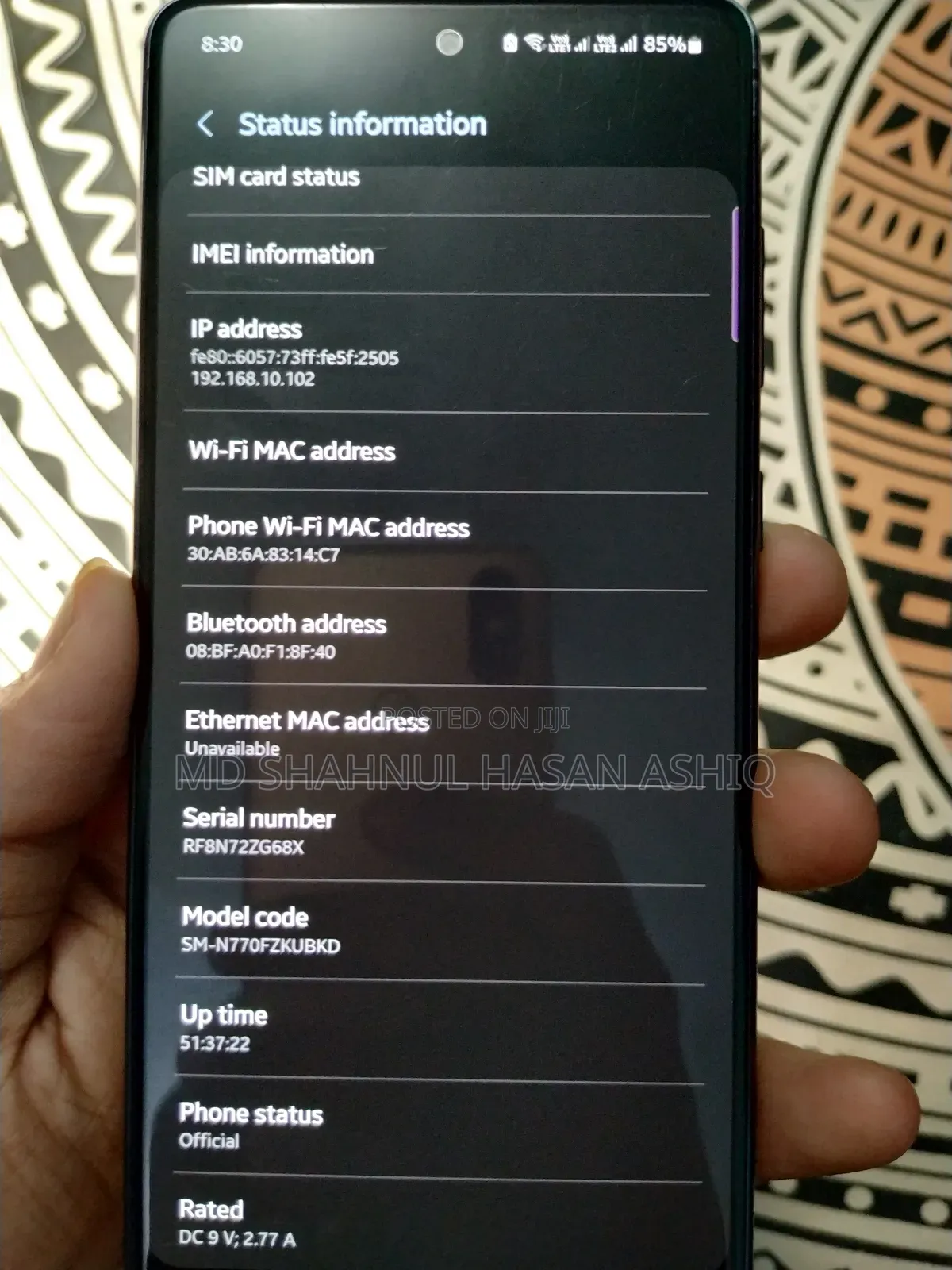 Samsung Galaxy Note 10 Lite 128 GB Black