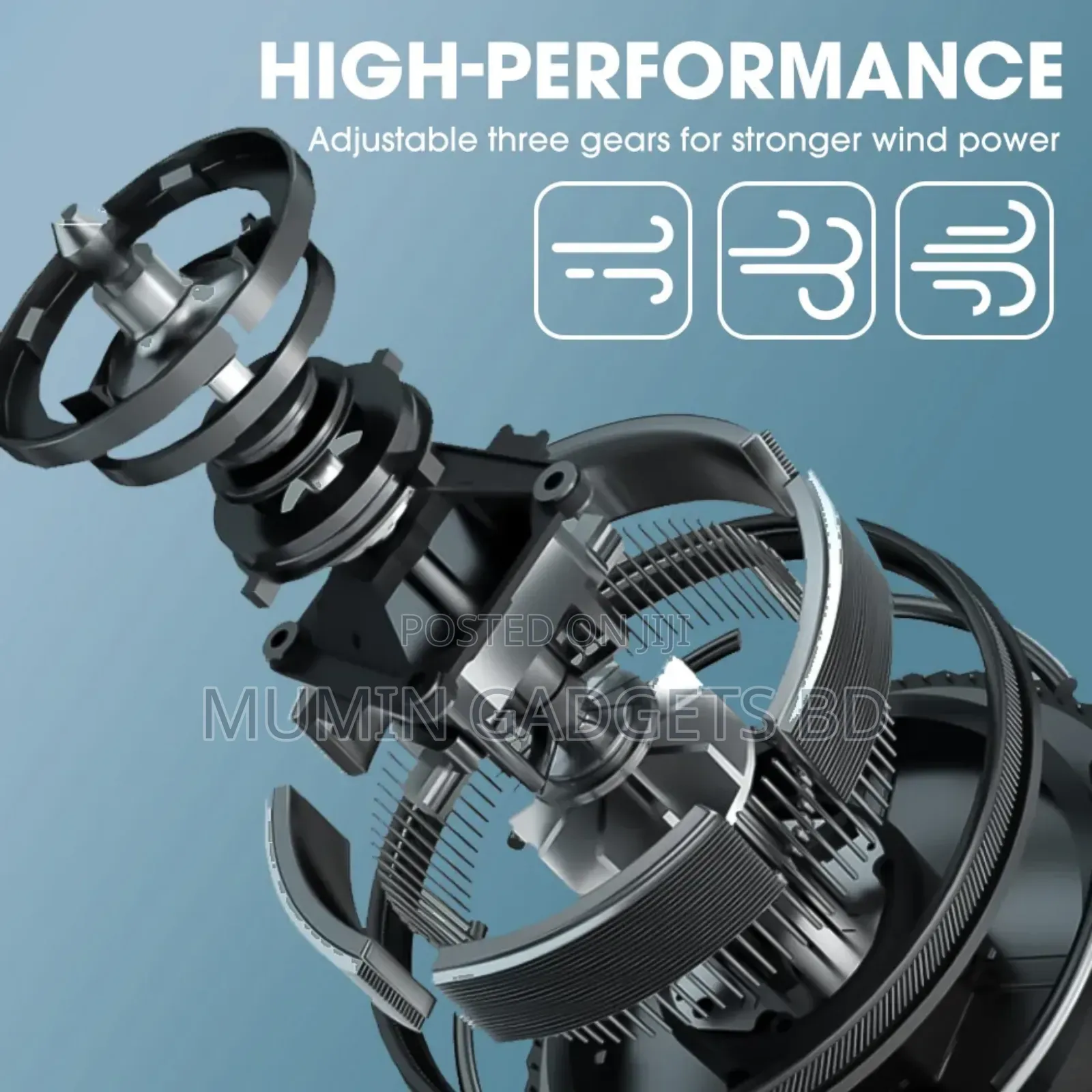 Portable Usb Rechargeable Mini Handheld Fan – 1pc