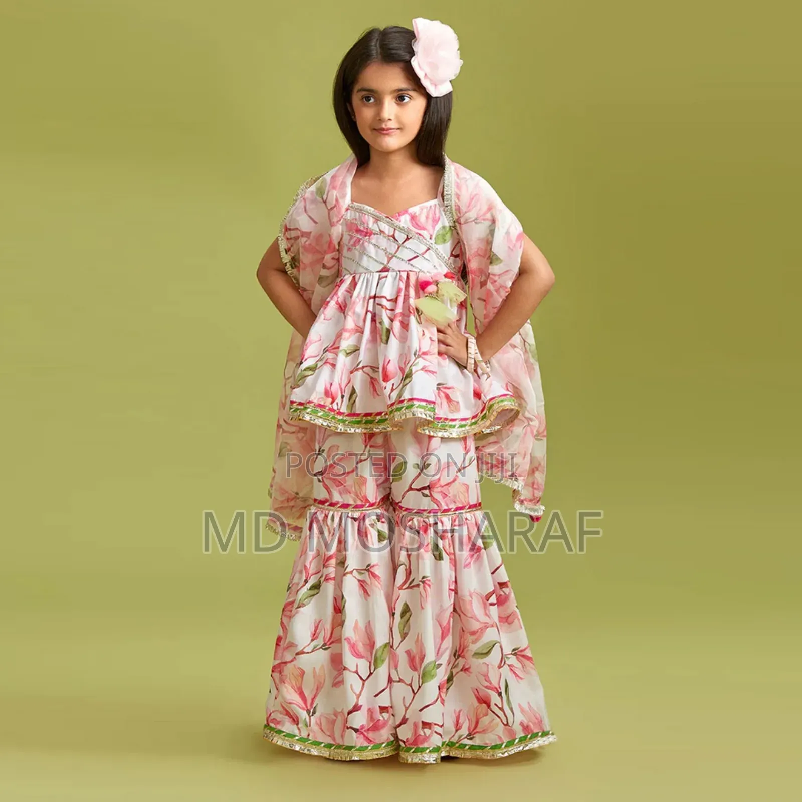 Trendy Baby Tops With Sharara
