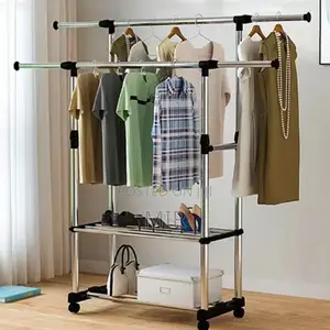 2 Layer Clothing Rack