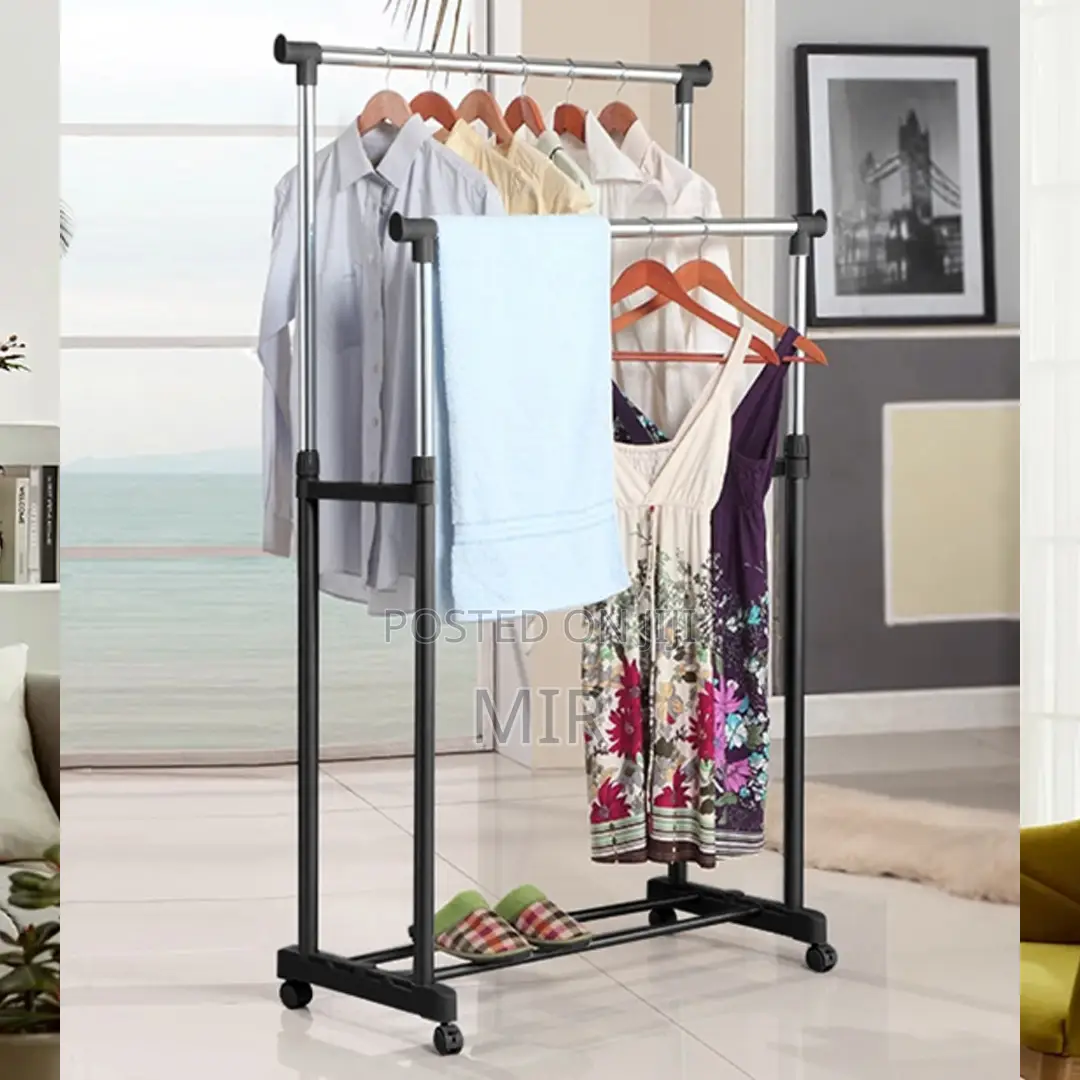 2 Layer Clothing Rack