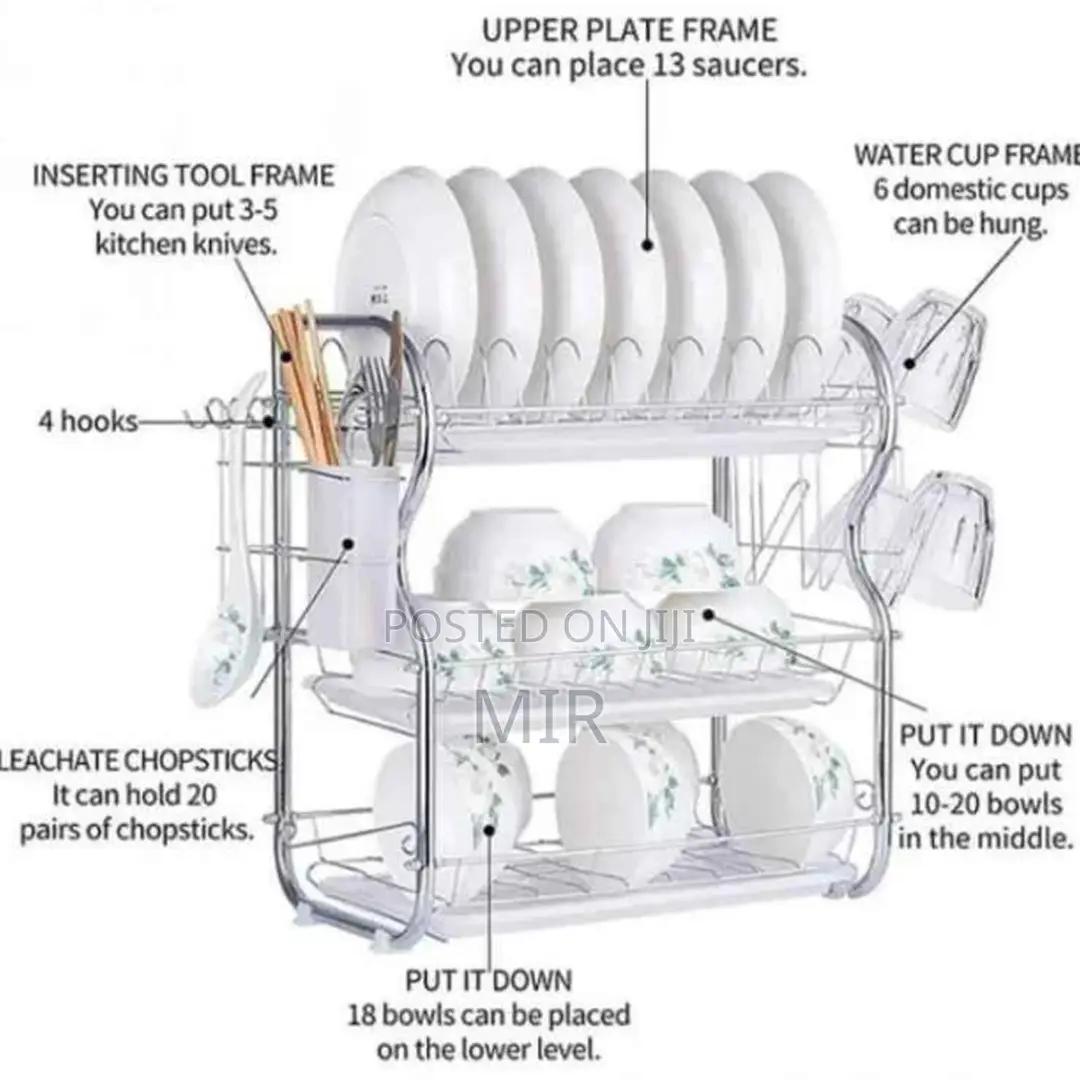Kitchen Dish Cup Drying Rack