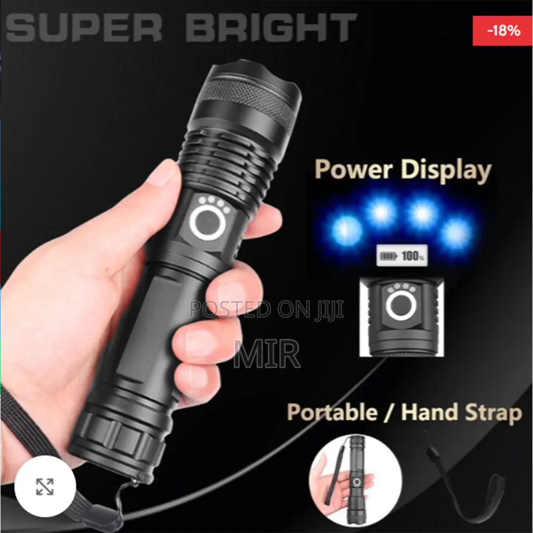 Rechargeable Zoom Led Flashlight Usb Torch Light