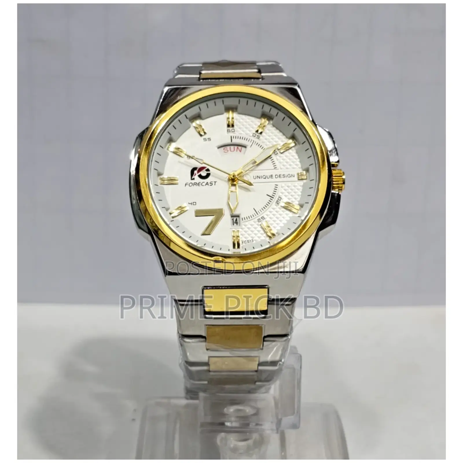 Forecast Stainless Steel Quartz Watch for Men