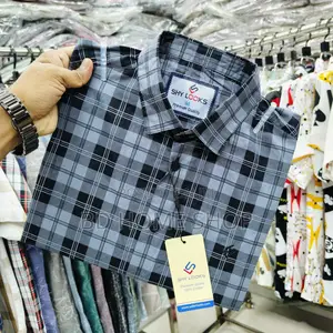 Pure Cotton Full Sleeve Check Shirt for Men's Brand :-