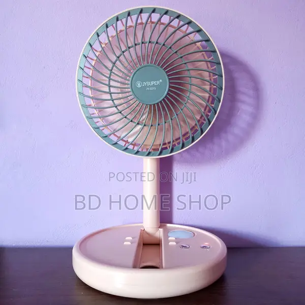 Jy-2215 Jysuper Professional Rechargeable Fan With Led Light