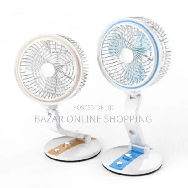 Lr 2018 Rechargeable Fan With Led Light
