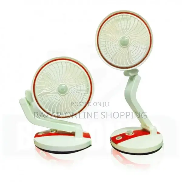 Lr 2018 Rechargeable Fan With Led Light