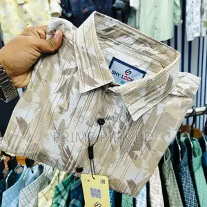 Photo - Shy Looks Pure Cotton Full Sleeve Printed Shirt for Men