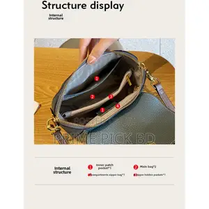 New Pu Leather Single Shoulder Light Luxury Women's Bag