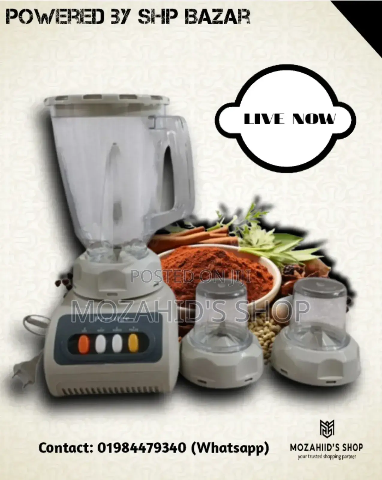 Prestige 3 in 1 Electric Blender