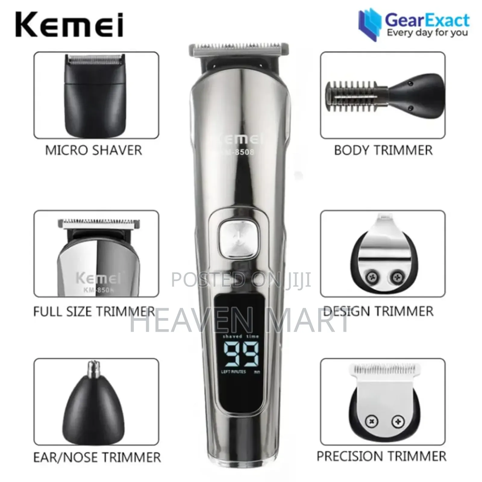 Kemei Km-8508,(11-in-1 Multi-Grooming Kit)