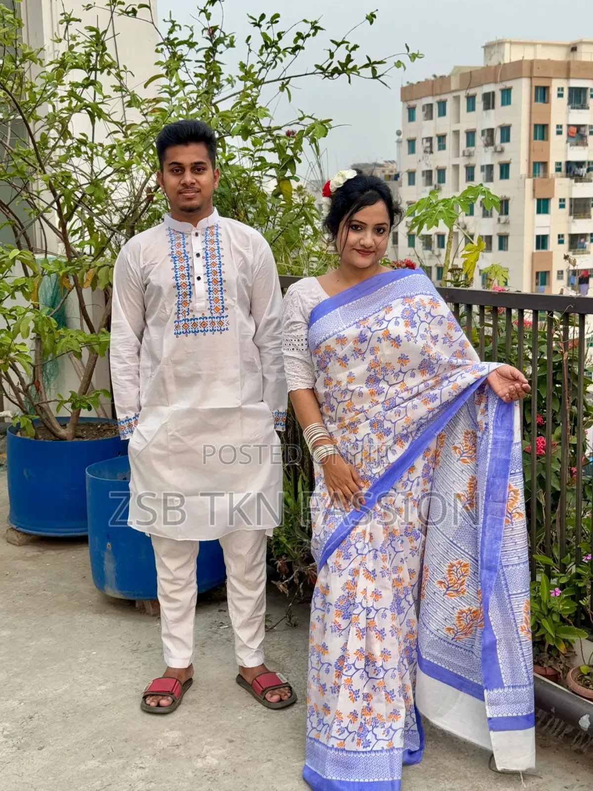 Sharee Panjabi Couple Dress New Update