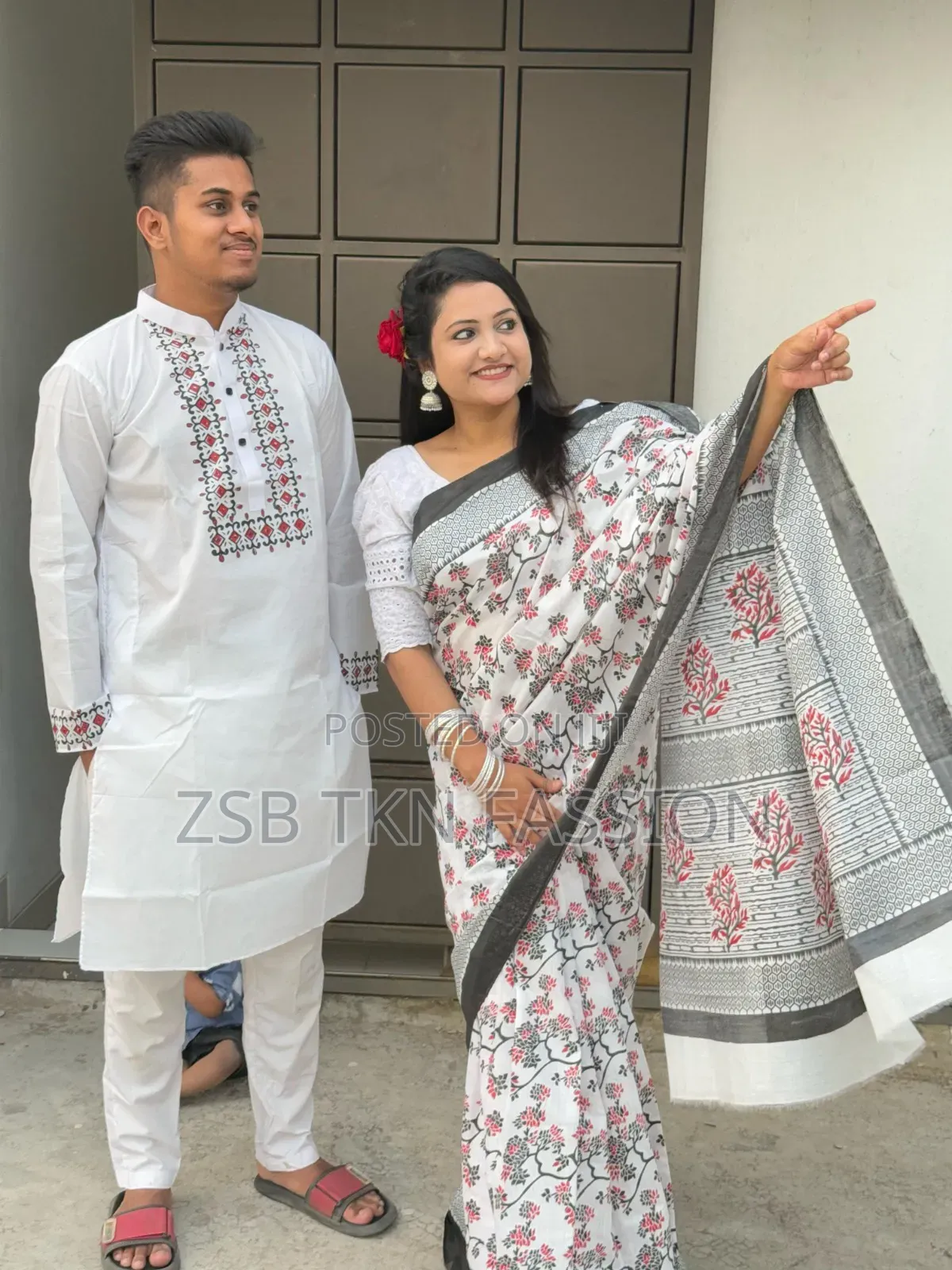 Sharee Panjabi Couple Dress New Update