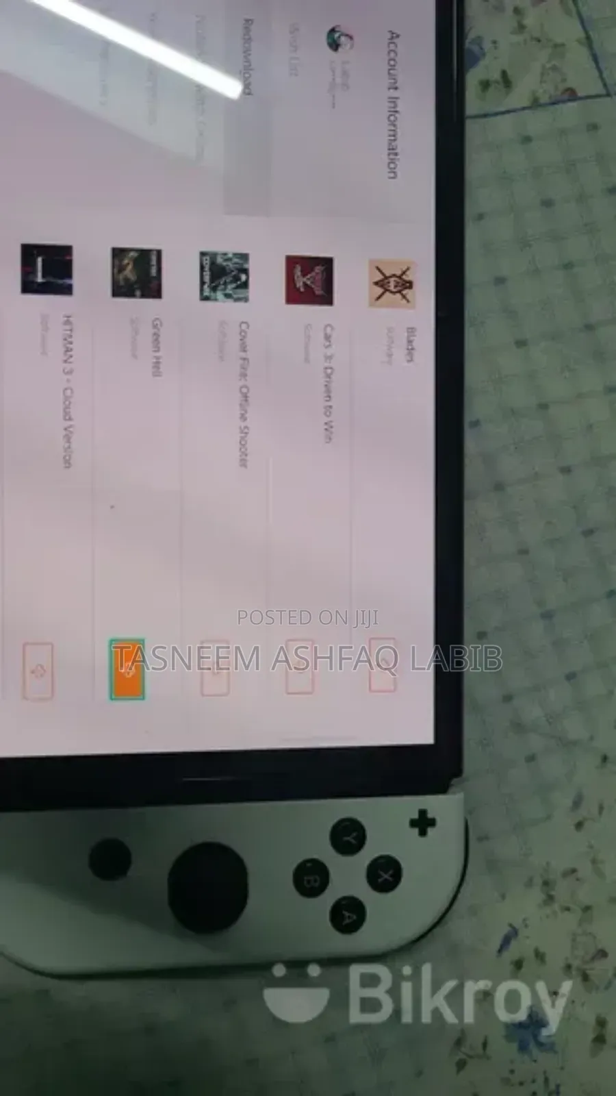 Nintendo Switch Game Account