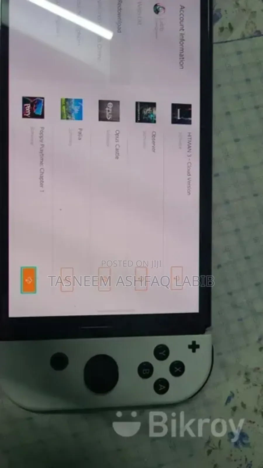 Nintendo Switch Game Account