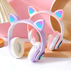 Photo - Wireless Cat Headphones – Purrfect Sound, Cute Style!