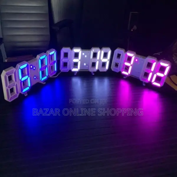 Digital Wall and Desk Clock