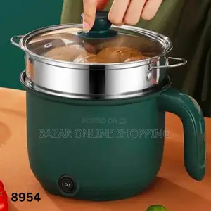 Portable Multicooker Cooking Pot With Steamer 1.9 Liter