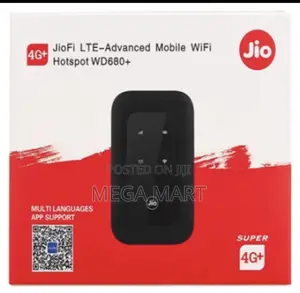 Jio Wd680+ Lte-Advanced Mobile Wi-Fi Hotspot[1561