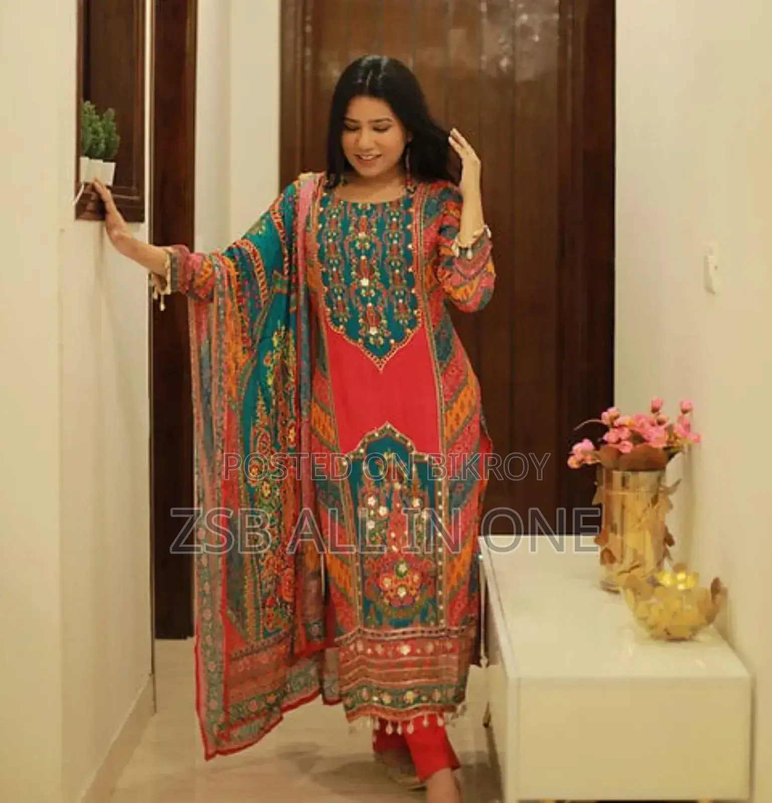 Georgette Readymade Three Piece New Products