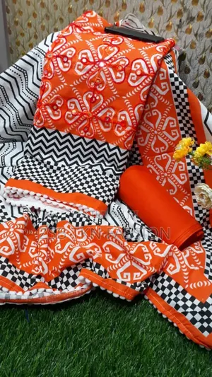 Aari Work Cotton Three-Pis.