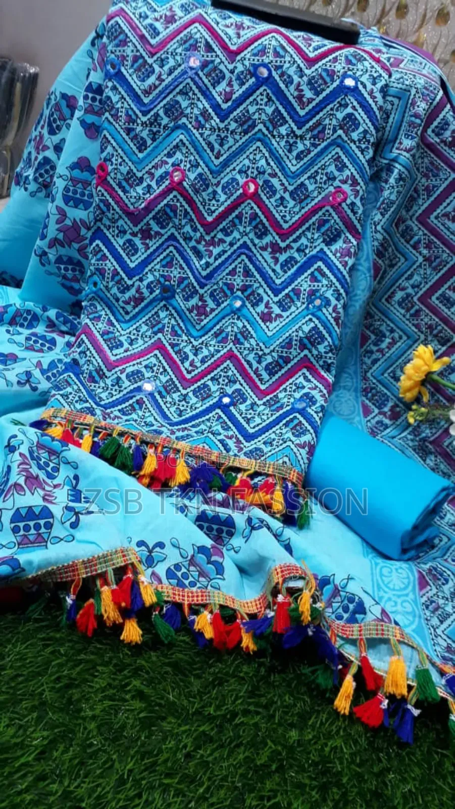 Color Aari Work
Cotton Three Back New Update Collection