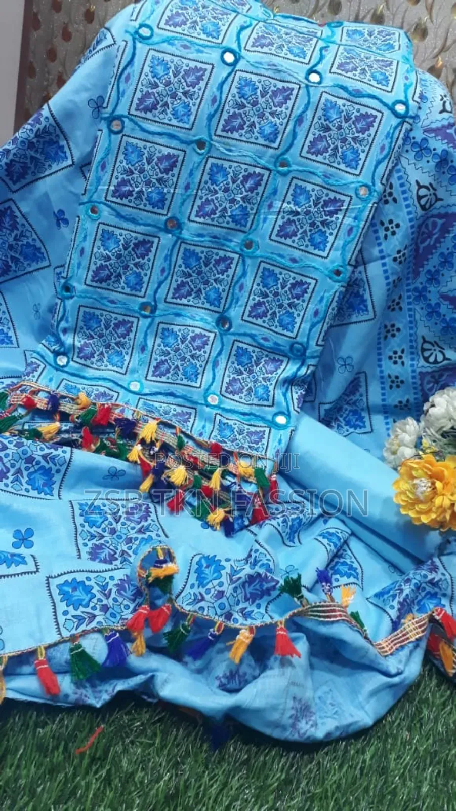 Color Aari Work
Cotton Three Back New Update Collection