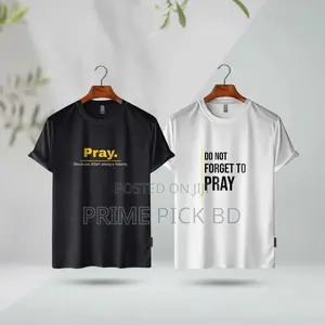 Photo - Pray 100% Cotton T-Shirt for Men