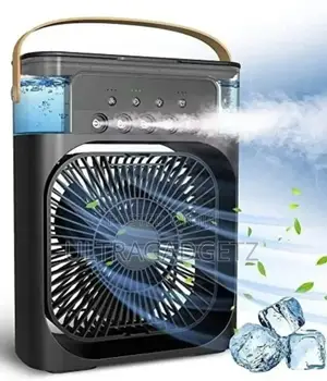 Photo - 3 in 1 Air Cooling Usb Fan With Led Night Light Water Fan