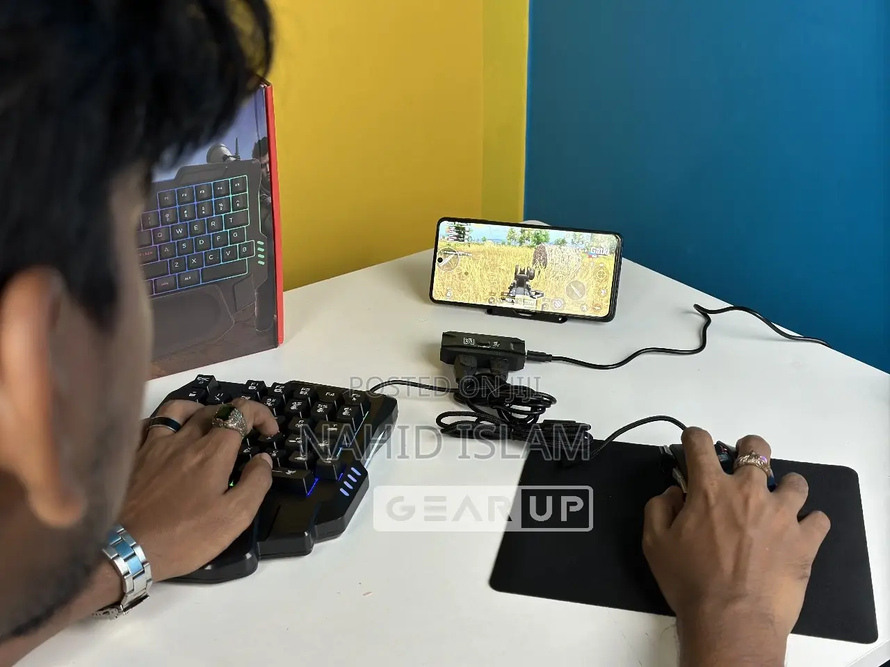 Mobile Gaming RGB Keyboard Mouse Combo