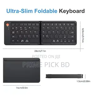 Photo - Ultra Slim Folding Pocket Bluetooth Keyboard