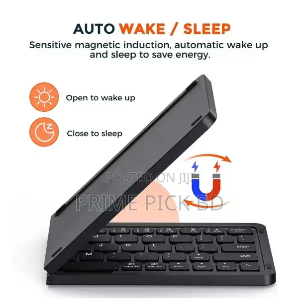 Ultra Slim Folding Pocket Bluetooth Keyboard