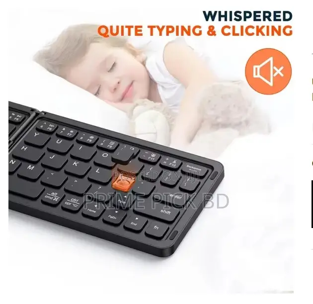 Ultra Slim Folding Pocket Bluetooth Keyboard