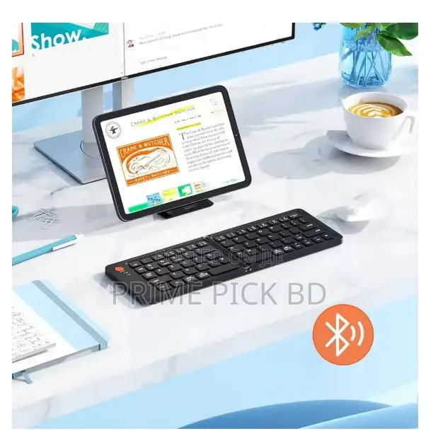 Ultra Slim Folding Pocket Bluetooth Keyboard