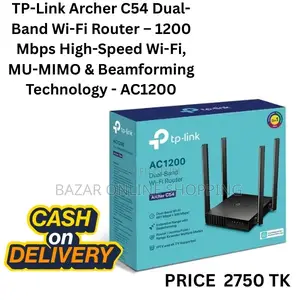 Photo - Tp-Link Archer C54 Dual-Band Wi-Fi Router – 1200 MBPS