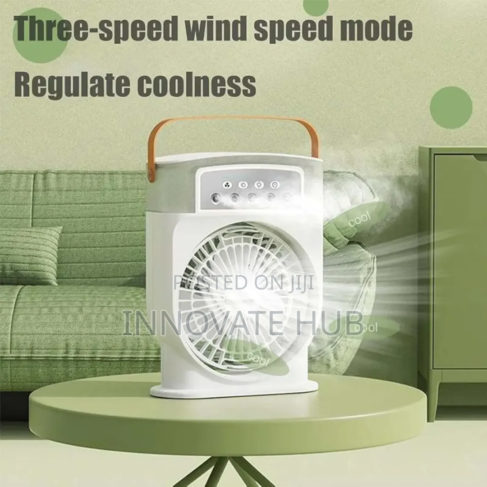 3-in-1 Air Cooling Usb Rechargeable Fan