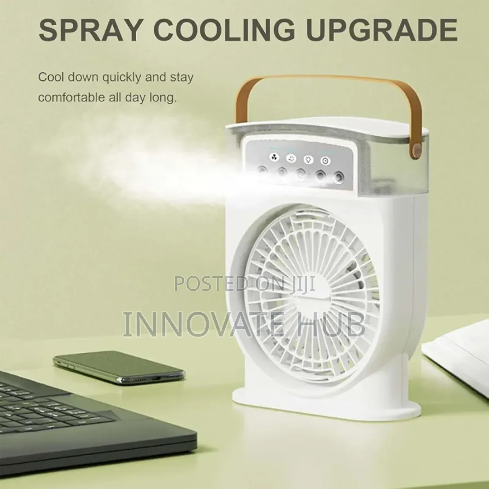 3-in-1 Air Cooling Usb Rechargeable Fan