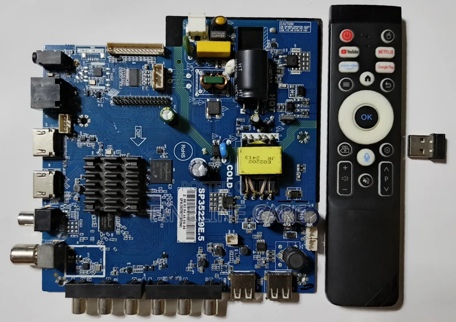 Google Voice Control Tv Motherboard 1/8gb
Sp35229e.5