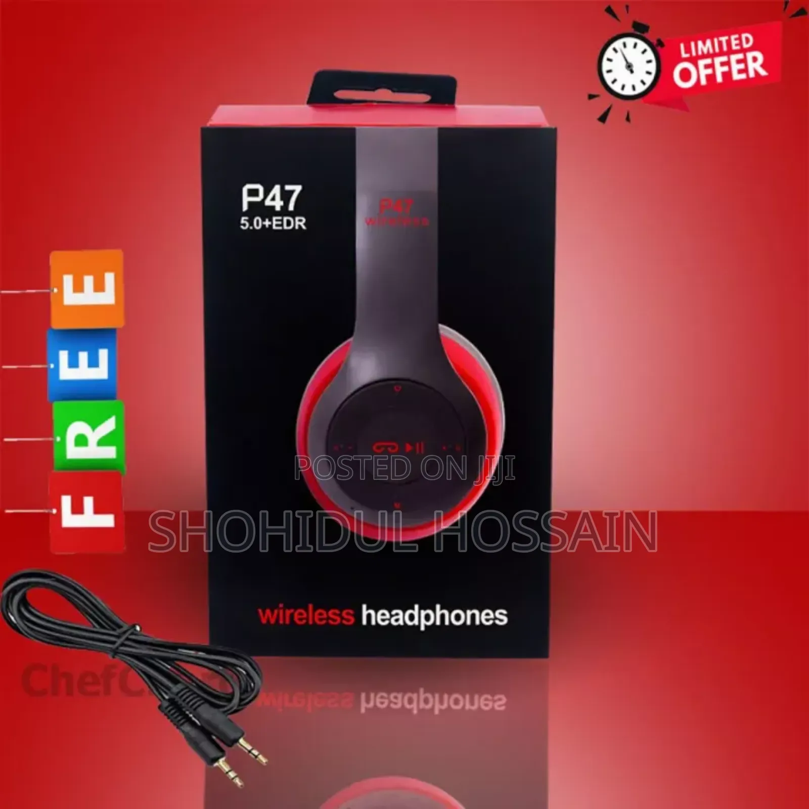 P47 - Wireless Bluetooth Headphone