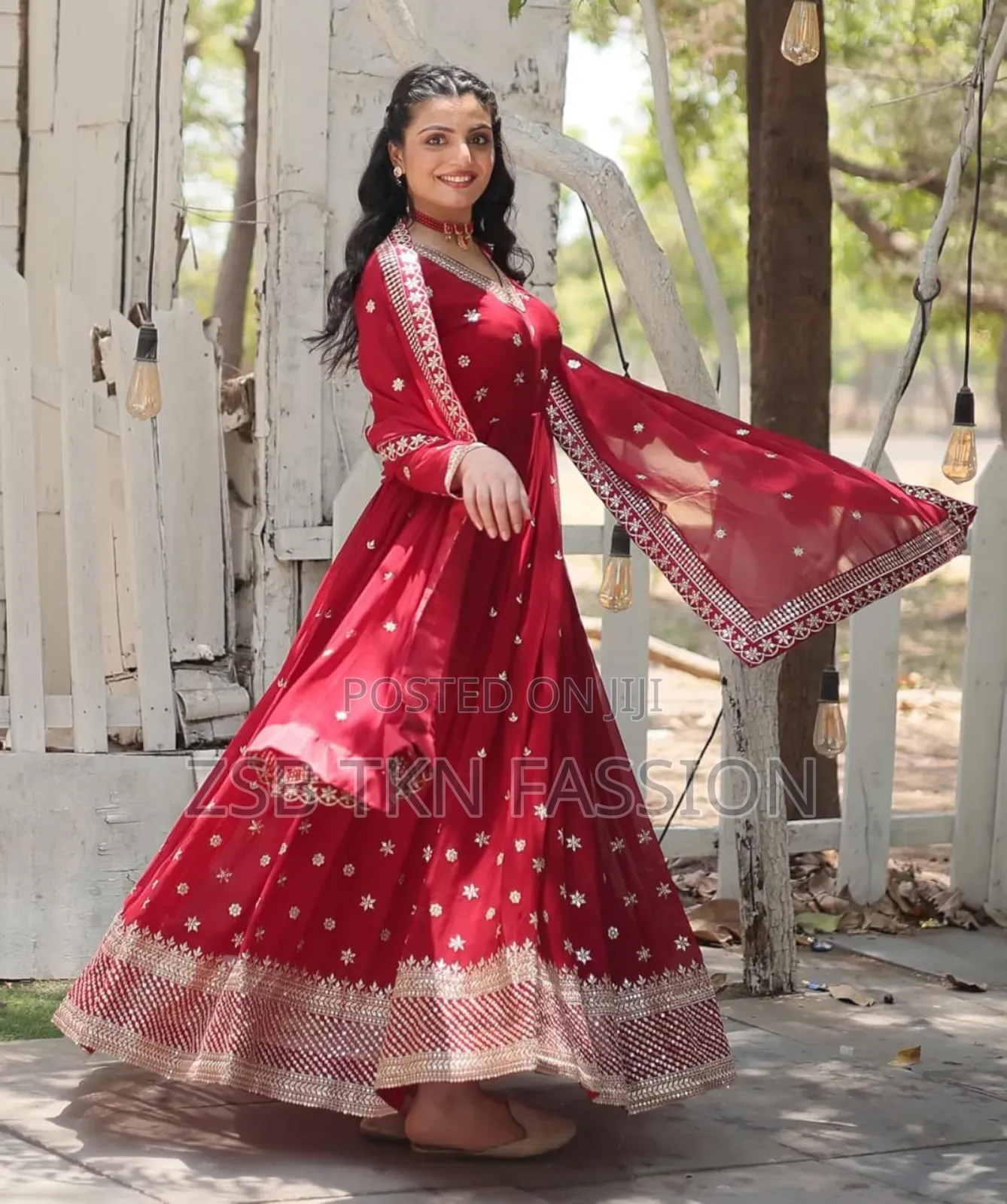 Three Piece Party Gown New Update Collection