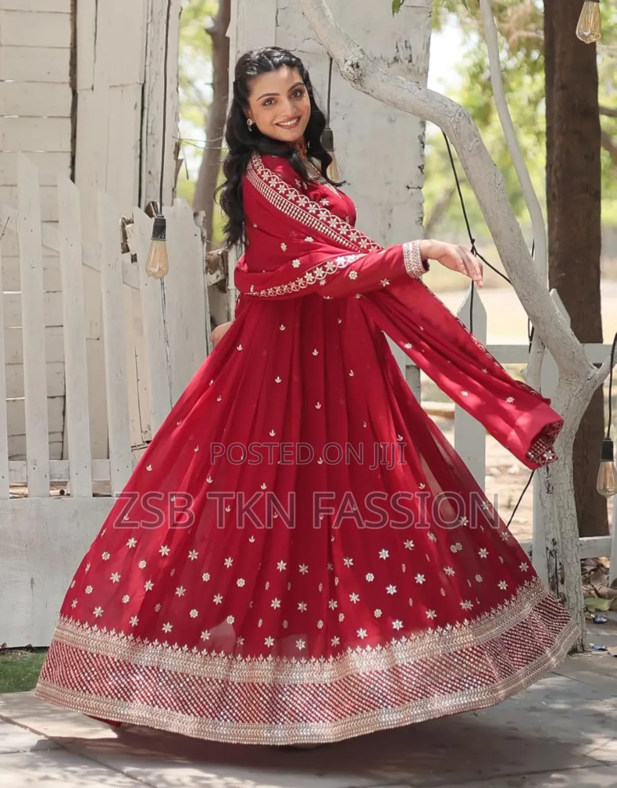 Three Piece Party Gown New Update Collection